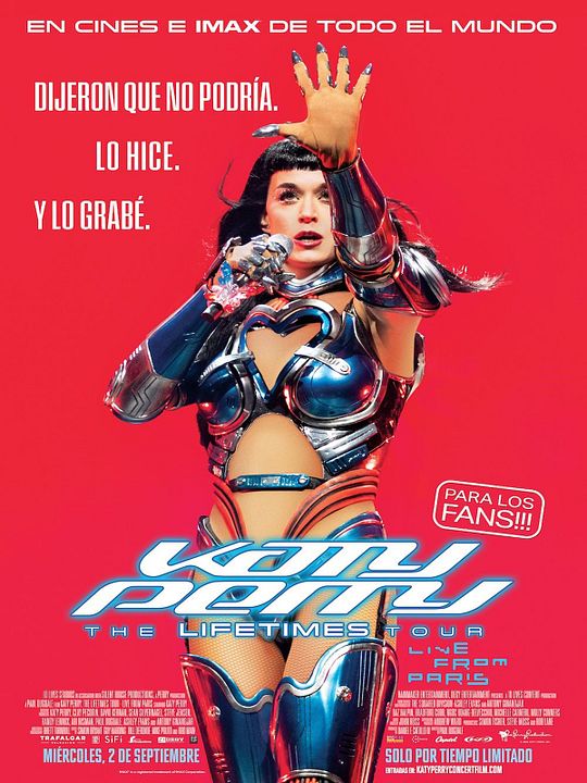 Katy Perry : The Lifetimes Tour - Live from Paris : Póster