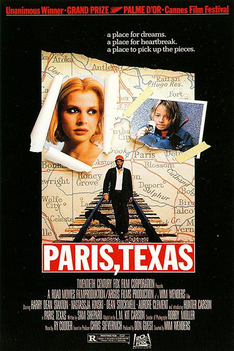 Paris, Texas : Póster