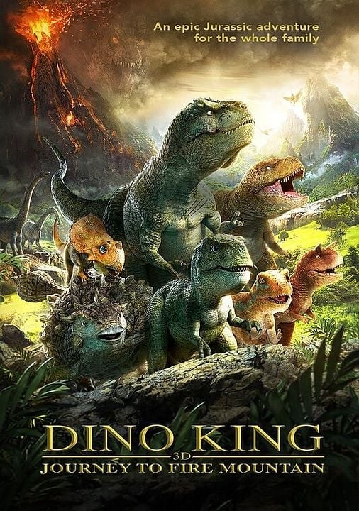 Dino King: viaje a la montaña de fuego : Póster