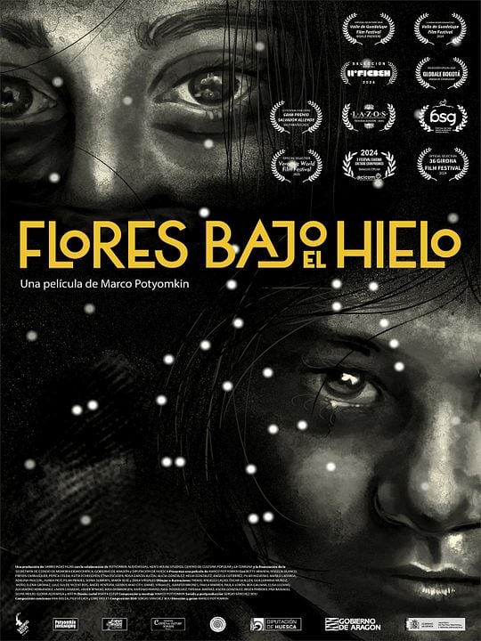Flores bajo el hielo : Póster