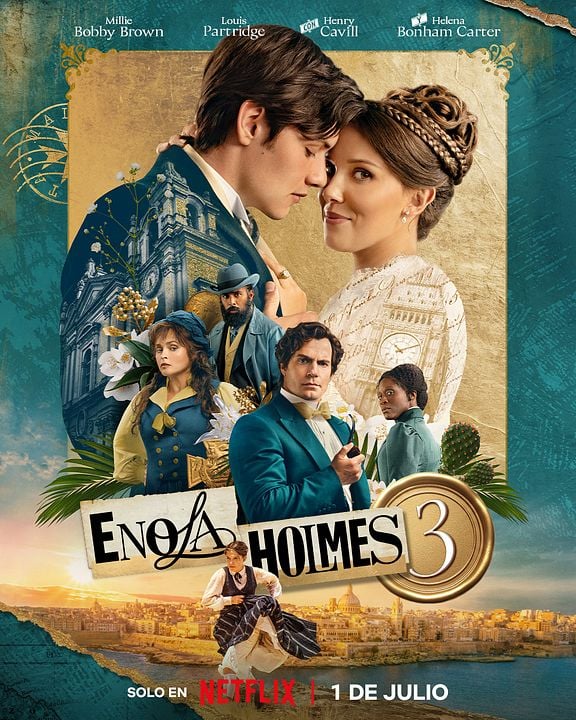Enola Holmes 3 : Póster