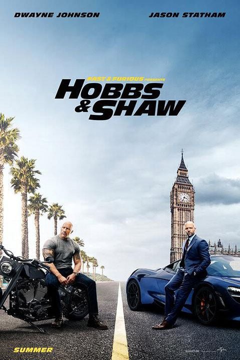 Rápidos y furiosos: Hobbs & Shaw : Póster