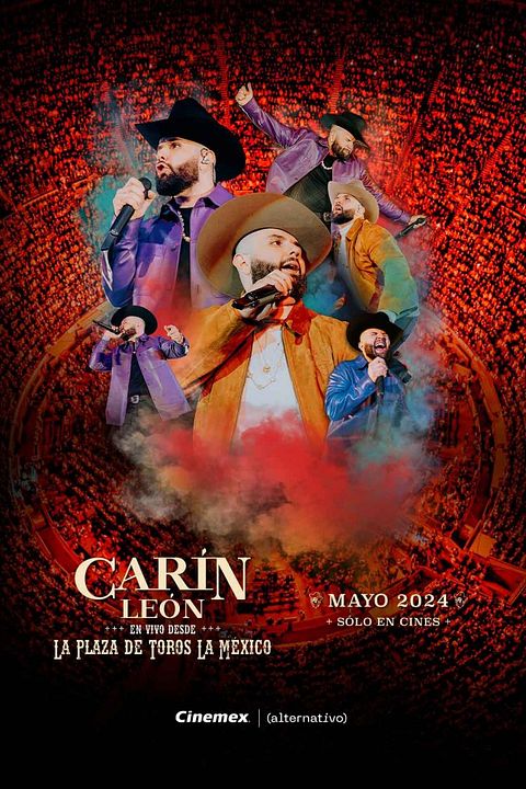 Carin León en vivo desde la Plaza de Toros México : Póster