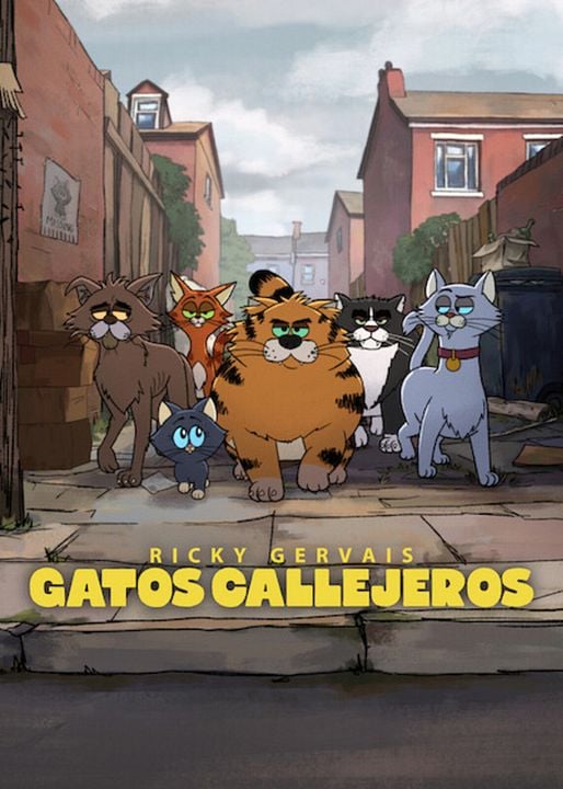 Gatos callejeros, de Ricky Gervais : Póster