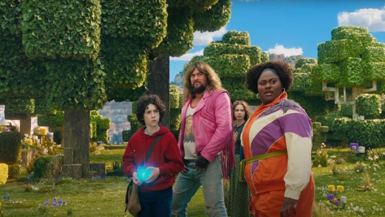 A Minecraft Movie : Foto Jason Momoa, Danielle Brooks, Emma Myers