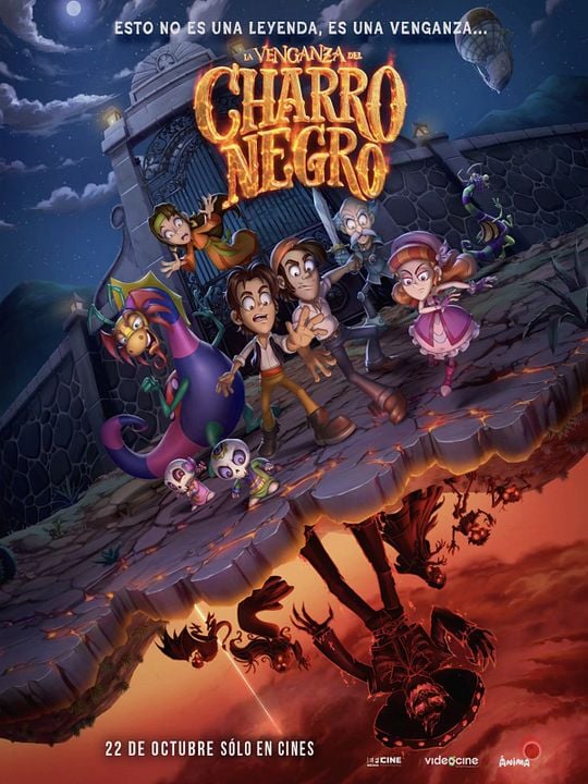 La venganza del charro negro : Póster
