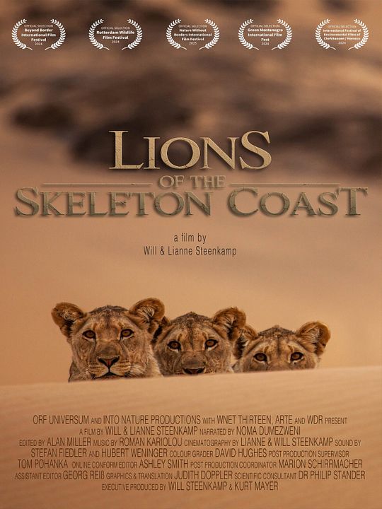 Lions of the Skeleton Coast : Póster