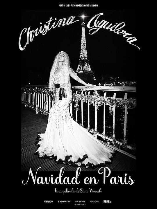 Christina Aguilera Navidad en Paris : Póster