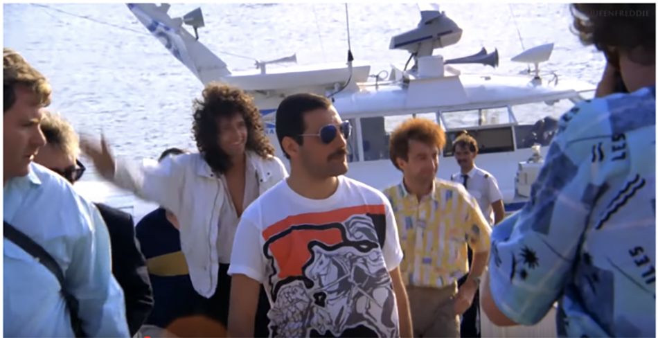 Hungarian Rhapsody: Queen Live In Budapest '86 : Foto John Deacon, Freddie Mercury, Brian May
