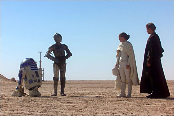 Star Wars: Episodio II - El ataque de los clones : Foto Kenny Baker, Natalie Portman, Anthony Daniels, Hayden Christensen