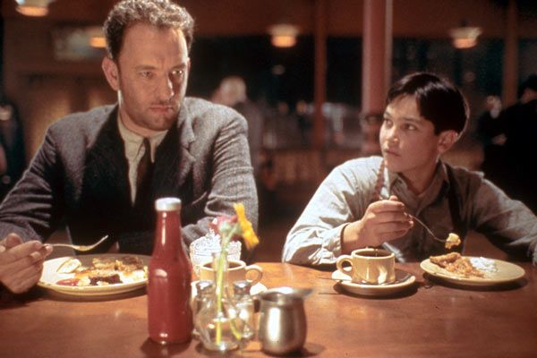 Foto Tyler Hoechlin, Tom Hanks