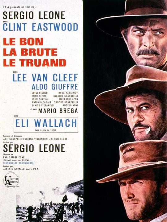 El bueno, el feo y el malo : Póster Sergio Leone, Lee Van Cleef