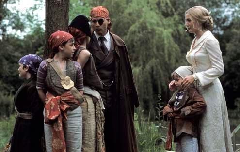 Foto Marc Forster, Kate Winslet, Johnny Depp