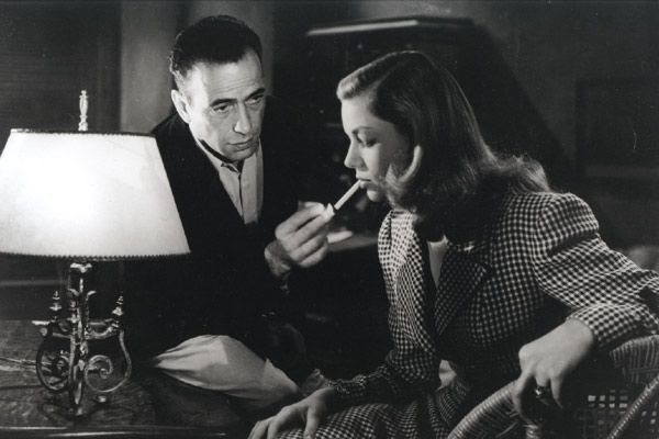 Foto Howard Hawks, Lauren Bacall, Humphrey Bogart
