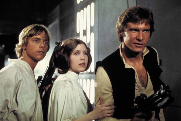 Star Wars: Episodio IV - Una nueva esperanza : Foto Mark Hamill, Harrison Ford, Carrie Fisher
