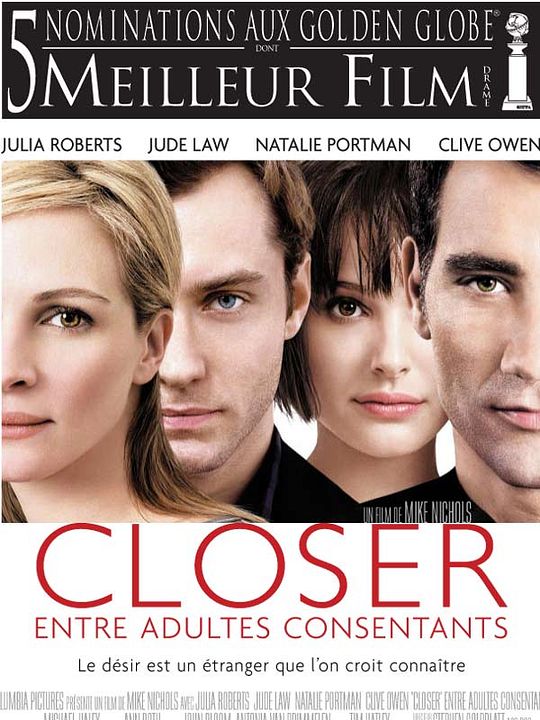 Closer: Llevados por el deseo : Póster