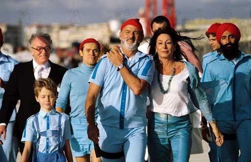 La vida acuática con Steve Zissou : Foto Michael Gambon, Bill Murray, Wes Anderson, Willem Dafoe, Anjelica Huston