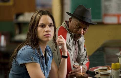 Golpes del destino : Foto Hilary Swank, Clint Eastwood, Morgan Freeman