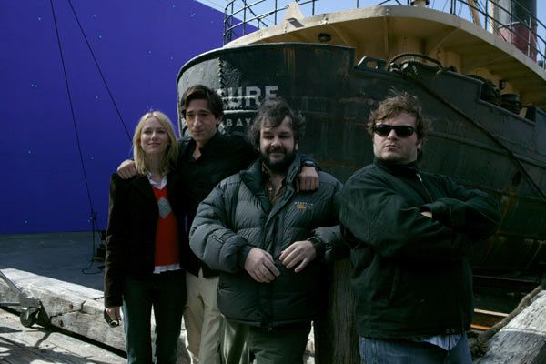 King Kong : Foto Naomi Watts, Peter Jackson, Jack Black, Adrien Brody