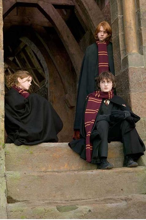 Harry Potter y el cáliz de fuego : Foto Mike Newell, Daniel Radcliffe, Emma Watson, Rupert Grint