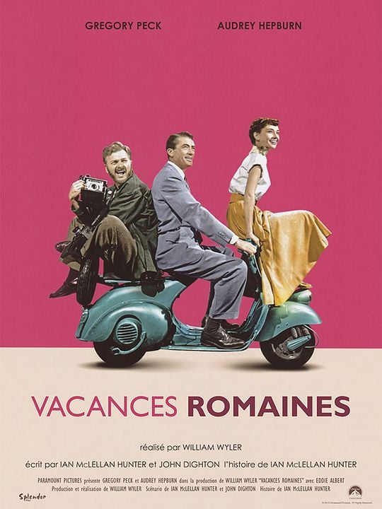 Vacaciones en Roma : Póster