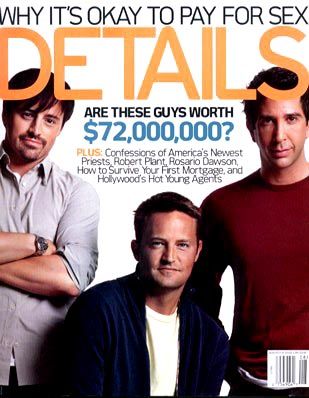 Cobertura de revista Matt LeBlanc, Matthew Perry, David Schwimmer