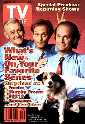 Cobertura de revista John Mahoney, David Hyde Pierce, Kelsey Grammer