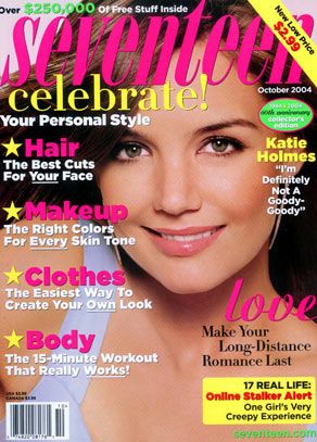 Cobertura de revista Katie Holmes