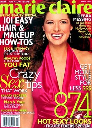 Cobertura de revista Debra Messing