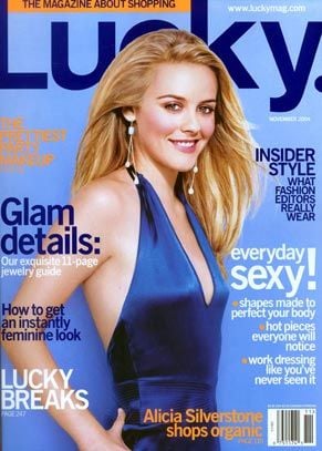 Cobertura de revista Alicia Silverstone