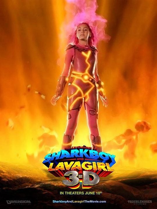 Las aventuras de Sharkboy y Lavagirl en 3-D : Póster