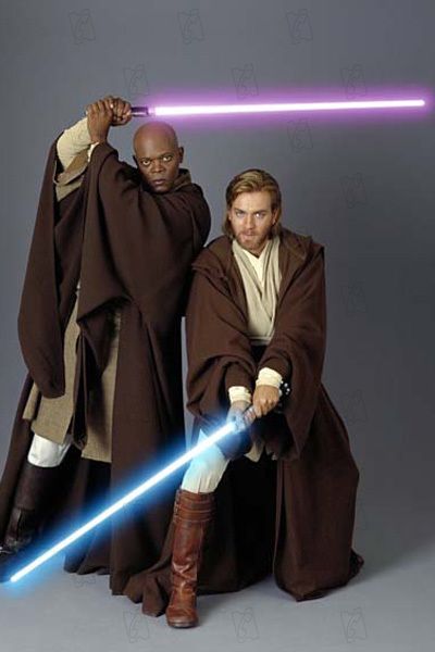 Star Wars: Episodio II - El ataque de los clones : Foto Samuel L. Jackson, Ewan McGregor