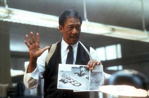 Seven, los siete pecados capitales : Foto Morgan Freeman, David Fincher