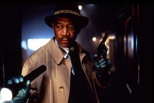 Seven, los siete pecados capitales : Foto Morgan Freeman, David Fincher