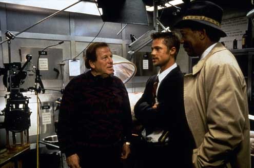 Seven : Foto David Fincher, Brad Pitt, Morgan Freeman