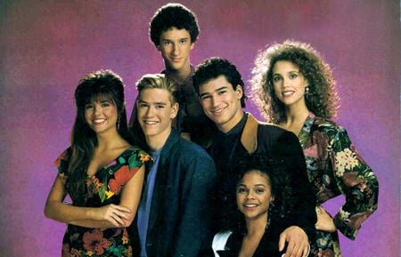 Foto Tiffani Thiessen, Mario López, Dustin Diamond, Elizabeth Berkley, Mark-Paul Gosselaar