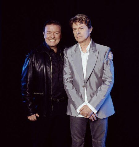 Foto Ricky Gervais, David Bowie