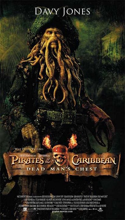 Piratas del Caribe: El cofre de la muerte : Póster
