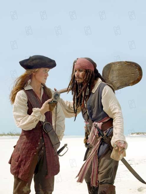 Piratas del Caribe: El cofre de la muerte : Foto Gore Verbinski, Johnny Depp, Keira Knightley