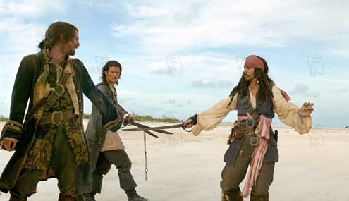 Piratas del Caribe: El cofre de la muerte : Foto Johnny Depp, Jack Davenport, Orlando Bloom, Gore Verbinski