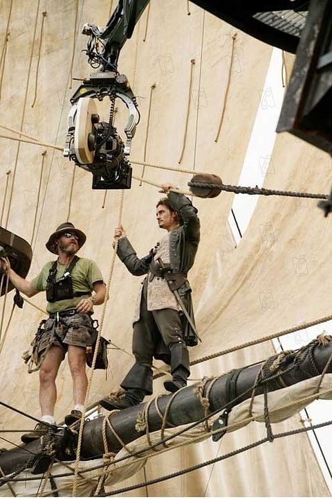 Piratas del Caribe: El cofre de la muerte : Foto Orlando Bloom, Gore Verbinski
