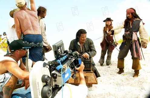 Piratas del Caribe: El cofre de la muerte : Foto Johnny Depp, Gore Verbinski, Orlando Bloom, Keira Knightley