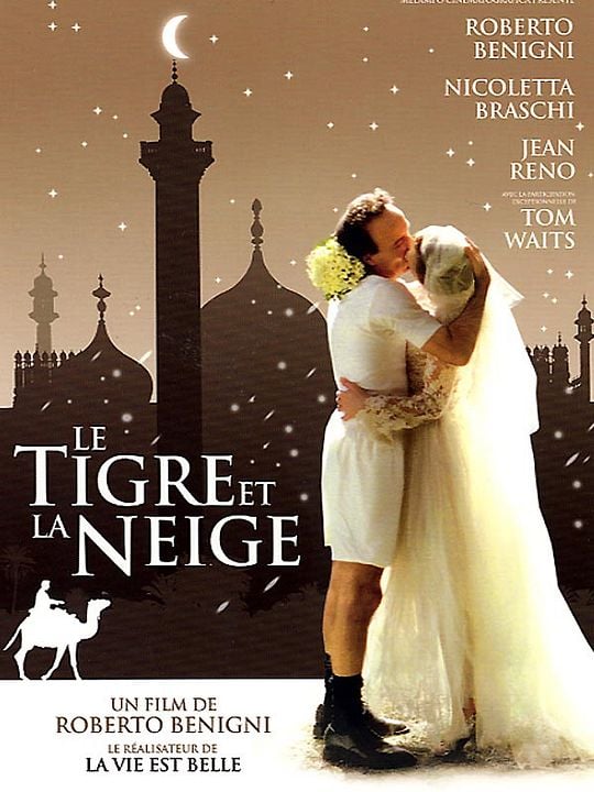 El tigre y la nieve : Póster
