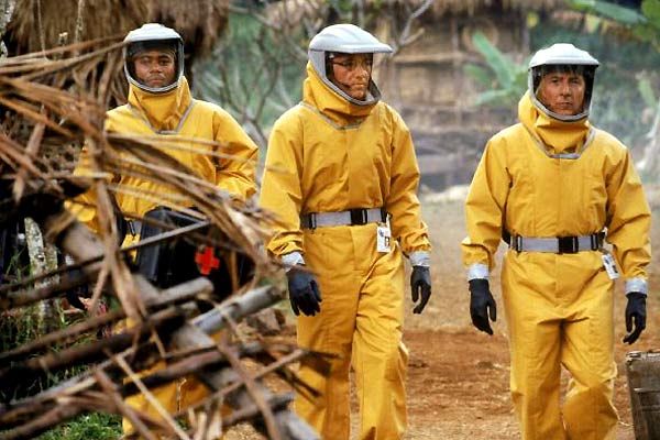 Epidemia : Foto Kevin Spacey, Wolfgang Petersen, Cuba Gooding Jr., Dustin Hoffman