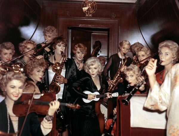 Con faldas y a lo loco : Foto Marilyn Monroe, Billy Wilder