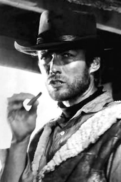 Foto Clint Eastwood, Sergio Leone