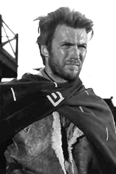 Foto Clint Eastwood, Sergio Leone