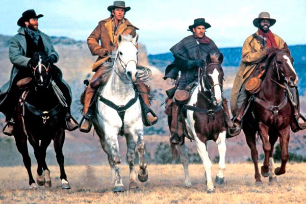 Silverado : Foto Kevin Costner, Scott Glenn, Kevin Kline, Danny Glover