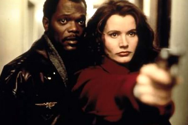 Foto Renny Harlin, Samuel L. Jackson, Geena Davis