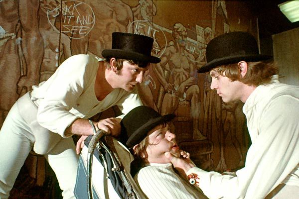 La naranja mecánica : Foto Malcolm McDowell